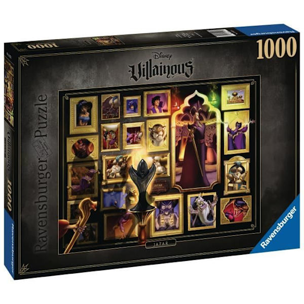 Disney Villainous Jafar 1000 palaista palapeli Ravensburger aikuisille alkaen 14 vuotta