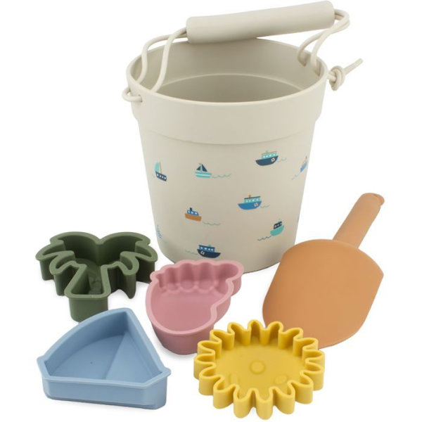 Strandspade - Ulysses - Havet - Silikon - 6 tillbehör - BPA-fri certifierad Beige