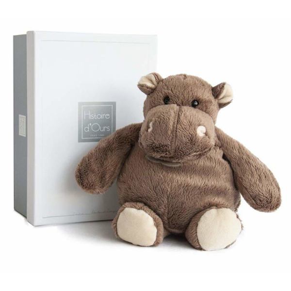 HISTORIA KARHUSTA Hippo Istuva Keskikoko 23 cm Grå