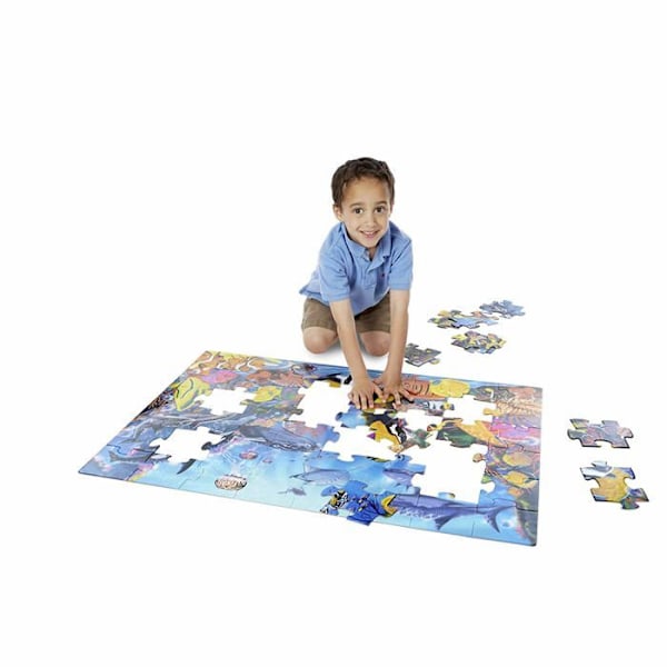 Pussel - Melissa & Doug - Under havet - 48 bitar - Djur - Barn