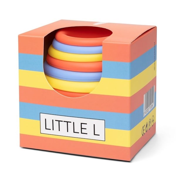 Little L - Häckande koppar i silikon - COOL KIDS PROJEKT Röd