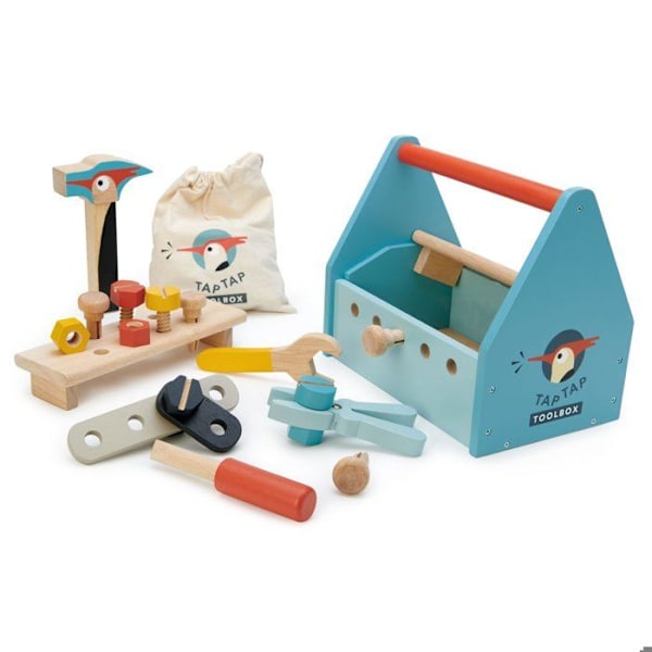 Tender Leaf Toys - Tap Tap Toolbox - DAM Blå