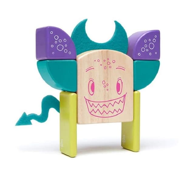 Tegu - Sticky Monsters Pip Blå