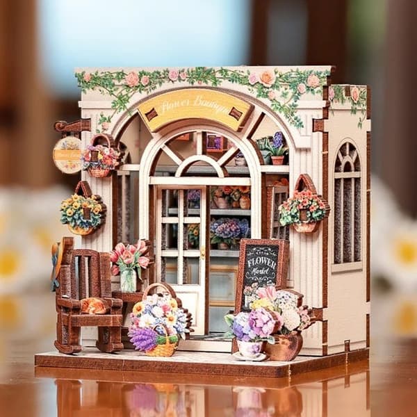 Cartartem - Mini Bogkrog Blomsterbutik - CENGO Ros