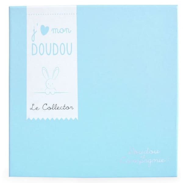 Doudou Collector blå bjørn 24 cm - Doudou et Compagnie Blå