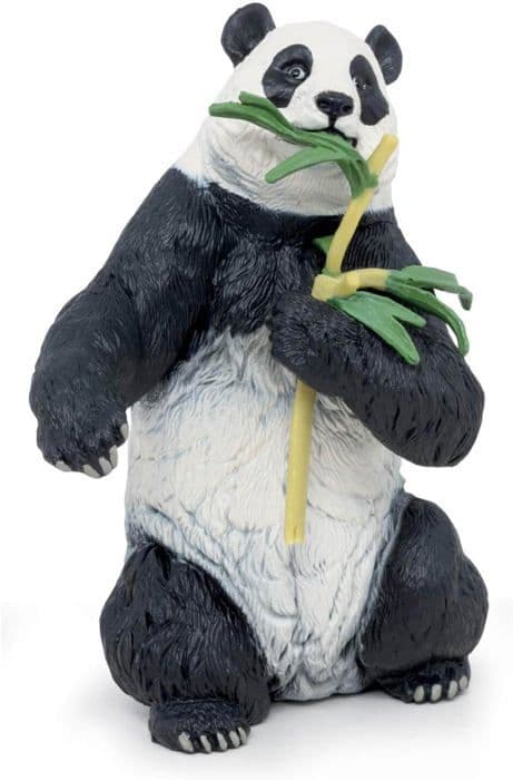 Papo - Pandafigur med bambu Svart