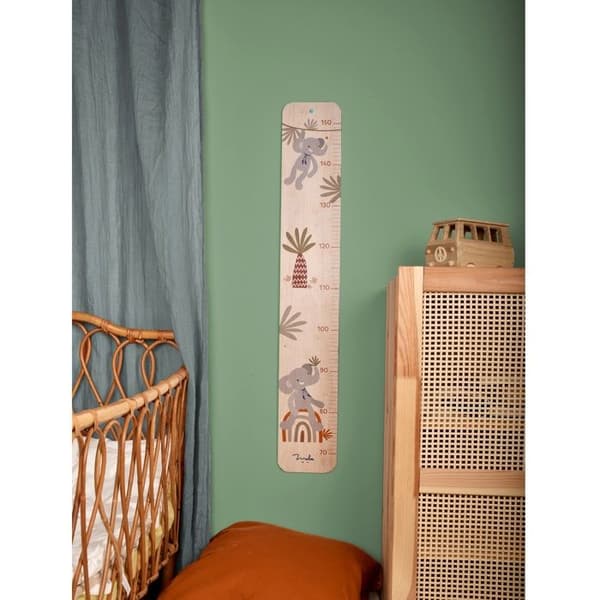Maïlou Tradition - Træmåler Elefant jungle - DOUDOU ET COMPAGNIE beige