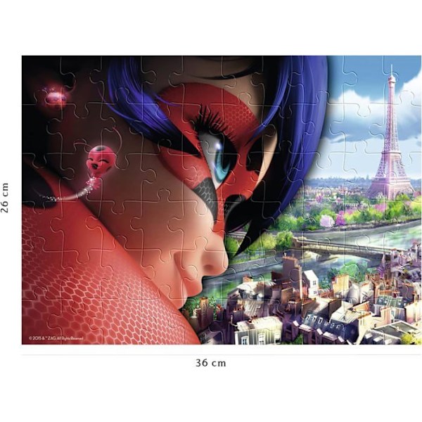 Barnpussel - Nathan - Miraculous LadyBug - 60 bitar - Ravensburger