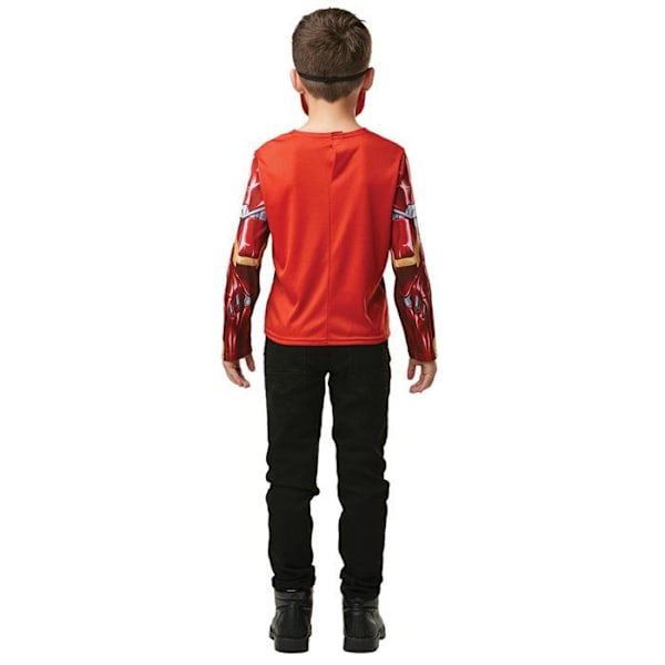 Iron Man - RUBIES - Rintasuojus ja naamio - Poika 4 vuotta ja enemmän - Marvel-lisenssi Röd