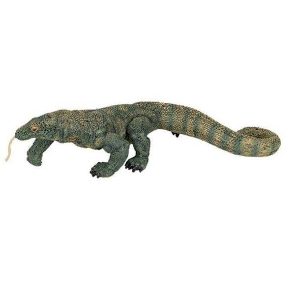 Komodon lohikäärme Figuriini PAPO - Leikkikalu 3-vuotiaille ja vanhemmille - 18 cm x 4 cm - Vihreä