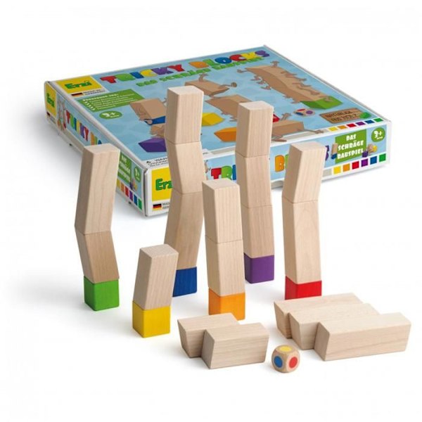 Game Block Case - ERZI - 42363 - KVM SWITCH - Ålder: 3 år - Färg: Beige - Kön: Blandat