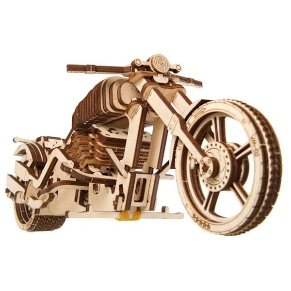 UGears - Bike VM-02 - 189-bitars plywoodpussel för 14-årig pojke Beige