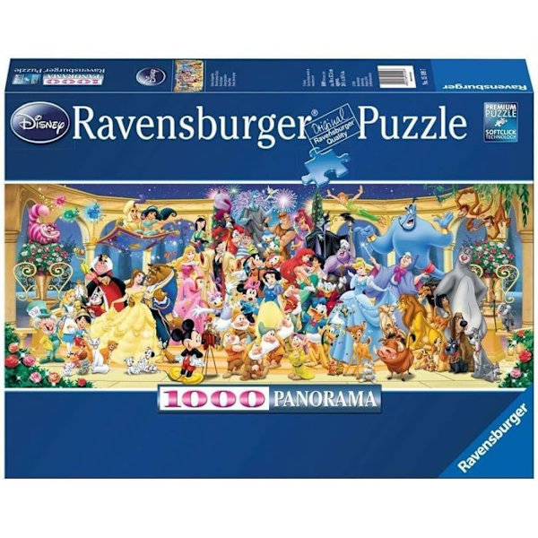 Puzzle 1000 p - Disney-ryhmäkuva - RAVENSBURGER - Monivärinen - 12 vuotta ja ylöspäin Flerfärgad