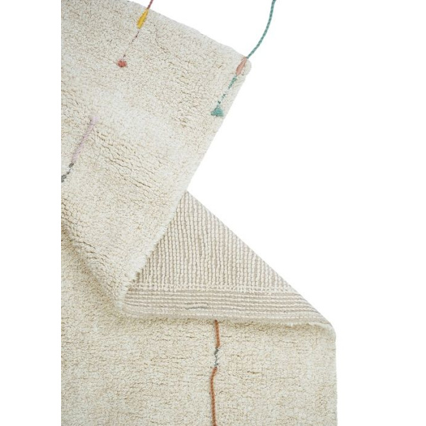 Lorena Canals - Wildflowers tvättbar lekmatta Beige