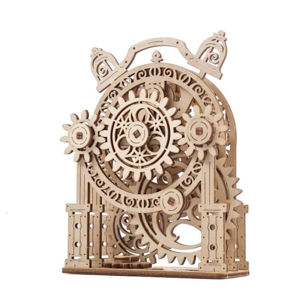 Trämodell - UGEARS - Vintage väckarklocka - Beige - Blandat - 8 år gammal - Barn Beige