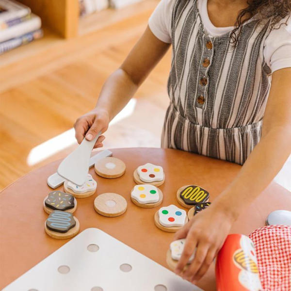 Träspel för att skiva och baka kex - MELISSA & DOUG - Blandat - Från 3 år Flerfärgad
