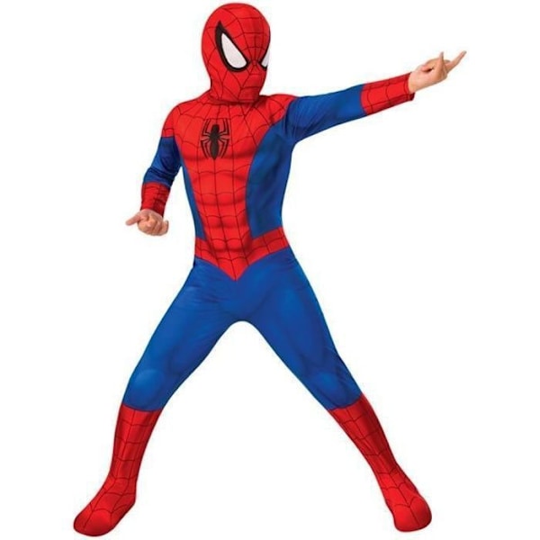Klassisk Ultimate Spider-Man barndräkt - Röd - 3/4 år Röd 3-4 år gammal
