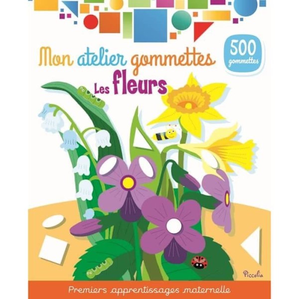 Blommorna. 500 klistermärken Vit