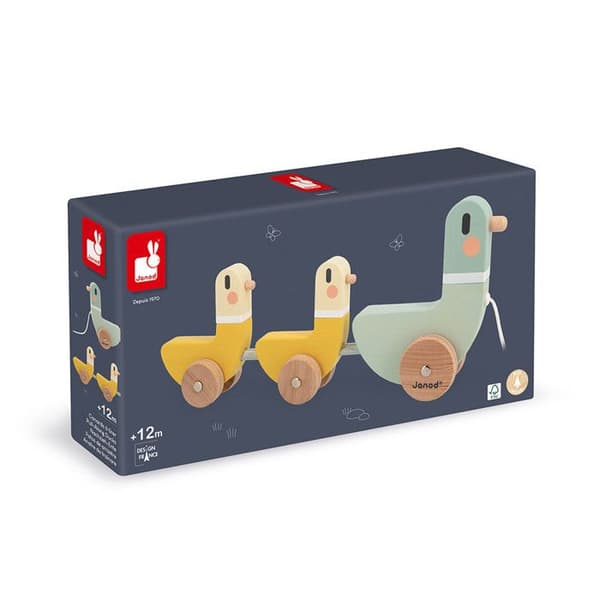 Janod - Trækænder Sweet Cocoon - JURATOYS Grön