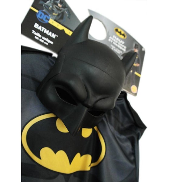 Batman-lasten puku ja maski - Musta Svart