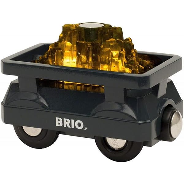 BRIO - 33896 - LYSENDE VUGGE MED GOLD - Legetøjstog til børn Svart