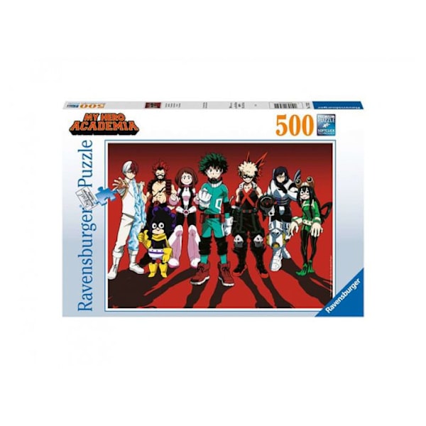 Pussel 500 bitar: My Hero Academia, superhjältarna Enfärgad