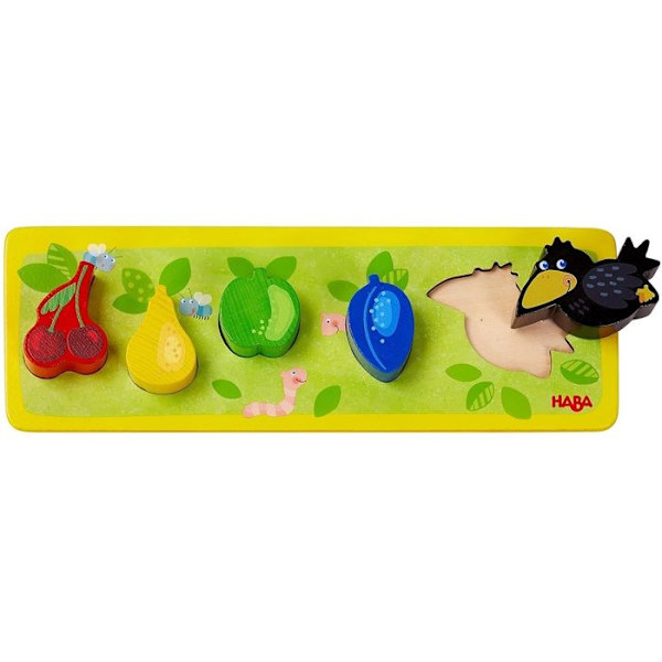 Haba palapeli muoto puutarha junior 10 x 30 cm puu 6 osaa