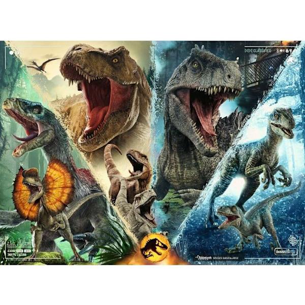 Ravensburger - Jigsaw Puzzle Dino Jurassic World 3 100 st XXL Blå