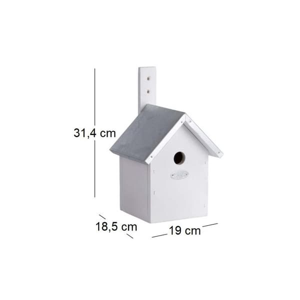Valkoinen pesälaatikko sinitiaiselle - Esschert Design Vit