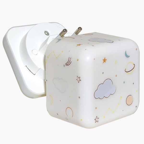 Cloud b - Bärbar nattlampa Rymd - BTL DIFFUSION Vit