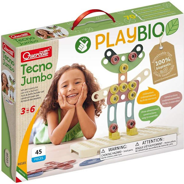 Peli PlayBio: Tecno Jumbo Yksittäinen Väri Beige