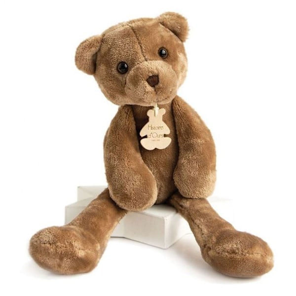 Peluche HISTOIRE D'OURS - HO2146 - SWEETY - Pehmolelu pehmeästä mikrokuidusta kastanj