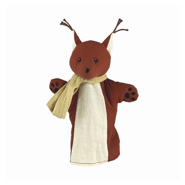- Nukke Orava Brun, vit och beige