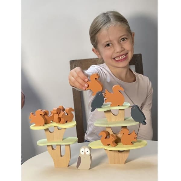 Egmont Toys - Squirrel Balance Game brun