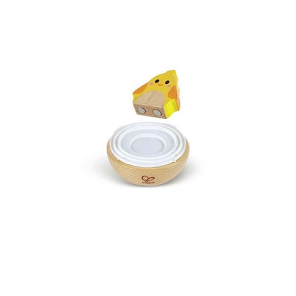 Staples legetøj - HAPE - WOBBLE WONDER STACKER - Træ - 4 dele - Unisex - 24 måneder Vit