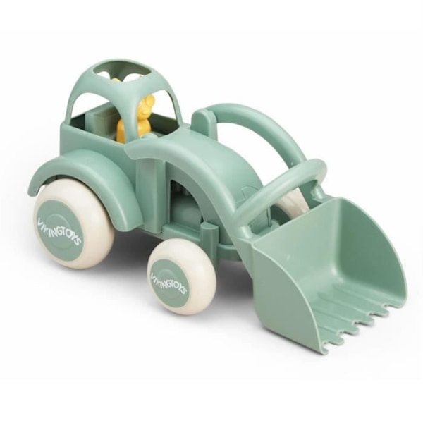 Traktor - Viking Toys - DAM - Återvunnen plast - 28 cm - Med förare inkluderad