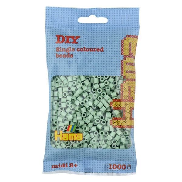 Hama - 1 000 standard MIDI perler (Ø5 mm) Eucalyptus eukalyptus grön