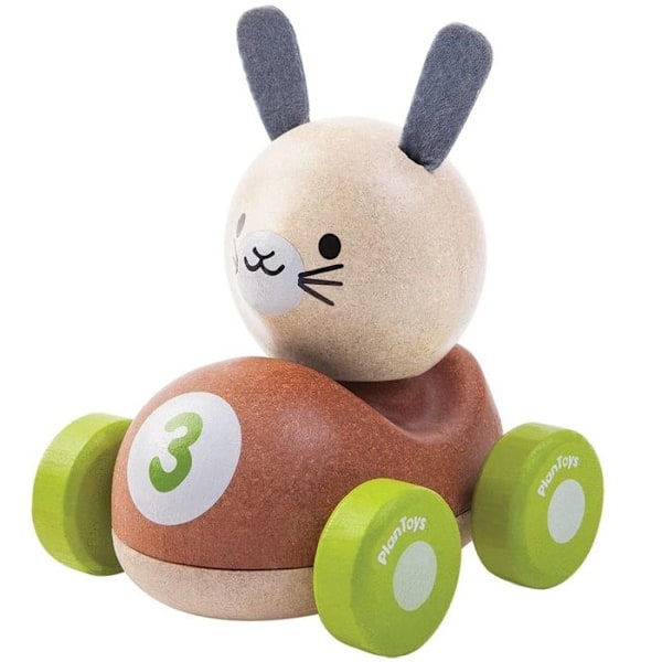 Suunnitelman lelut Bunny the Race Rabbit Flerfärgad