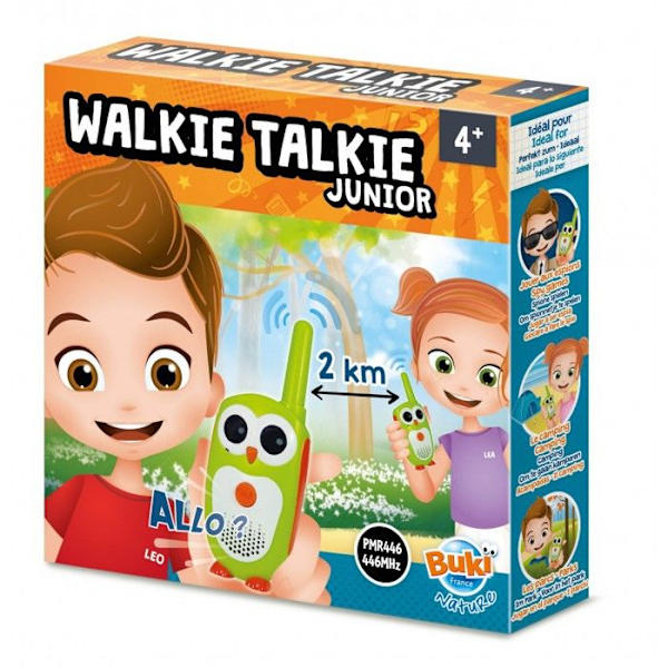 Talkie Walkie Junior - Buki - Vihreä - Alkaen 4-vuotiaille - Sekä tytöille että pojille Grön