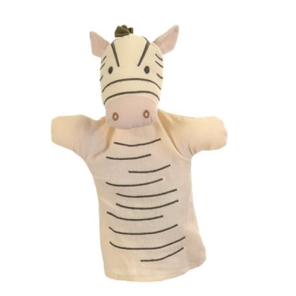 Zebra handdocka - Egmont Toys - Från 12 månader - Blandat - Barn - Vit