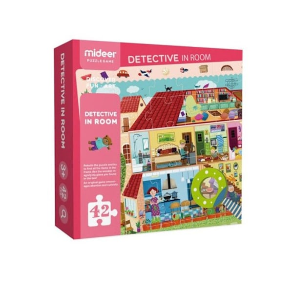 Mideer - Puzzle Detektiivi Talo - TROUSSELIER Flerfärgad