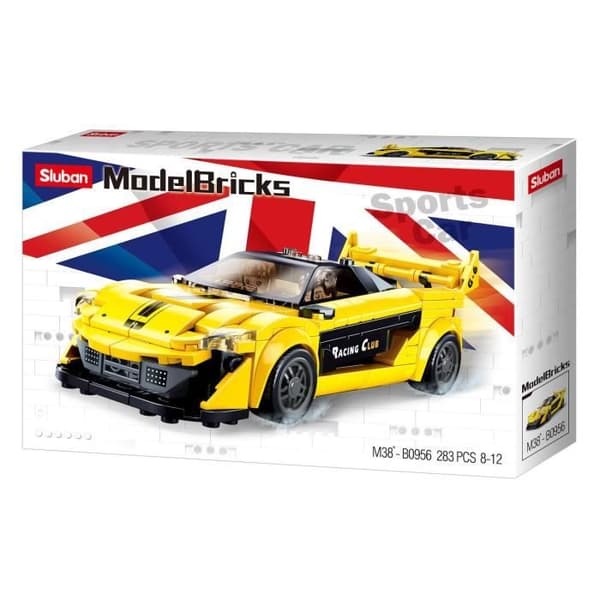 Sluban engelsk supercar gul Gul