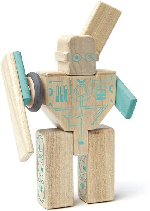 Tegu - Magnetiske blokke Magbot beige
