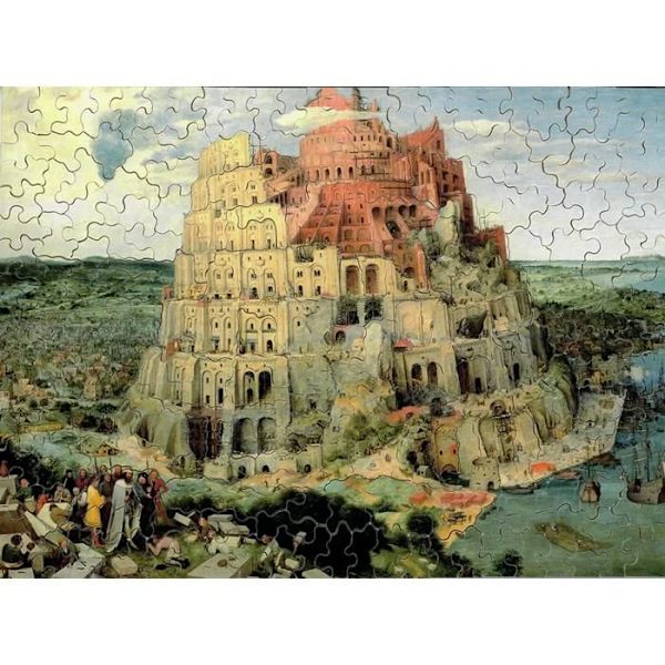 Puzzle Michèle Wilson - Bruegelin Babelin torni - WILSON PELOT Flerfärgad