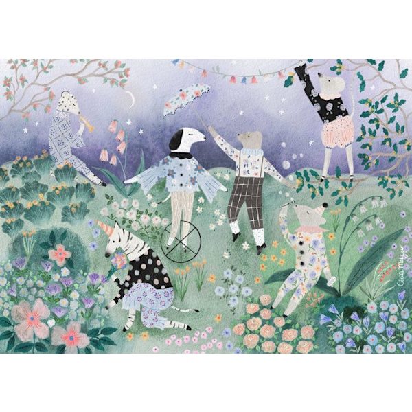 Michèle Wilson Puzzle - Feast at Twilight av Cécile Metzger - WILSON JEUX