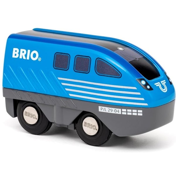 Tåg - BRIO - 36019 - Tillbakadragningsmotor - 100% självdriven - Från 3 år Blå