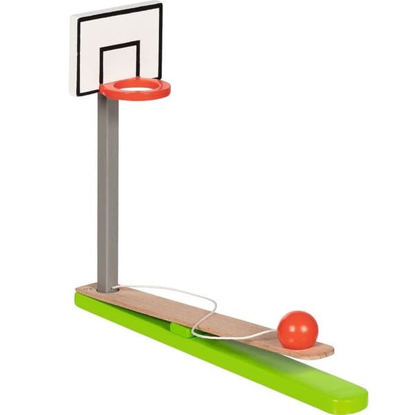 Bordbasketspel - GOKI - GOLLNEST & KIESEL - Trä - Grön - Bollen är fäst Grön