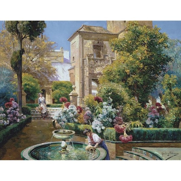 Pussel Michèle Wilson - Fountain of the Alcazar of Rodriguez - WILSON JEUX Beige
