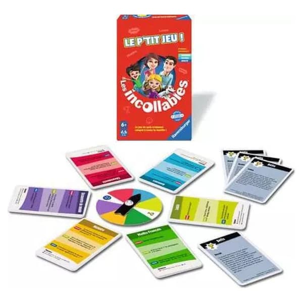 Mini spel Incollables Barnspel Röd