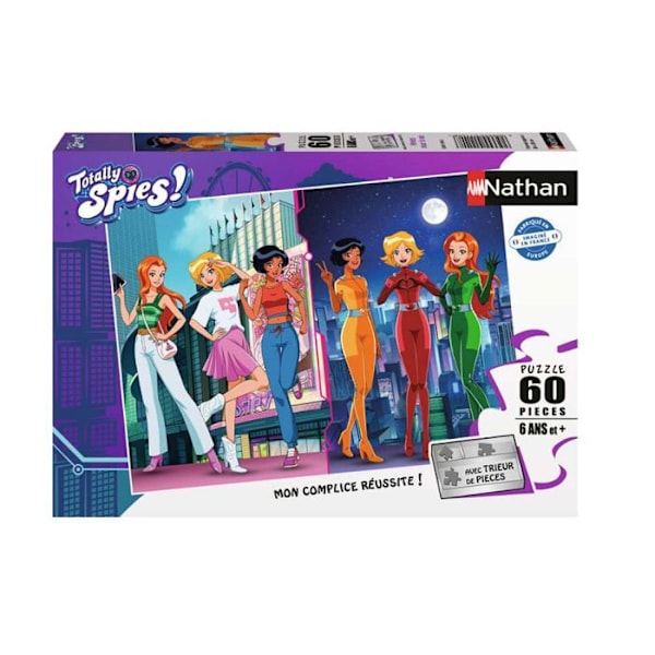 Puzzle Amies Totally Spies 60 kpl - Nathan - Puzzle lapsille - Sarjakuvat ja animaatiot
